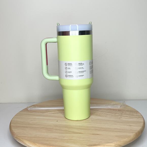Stanley Citron Mix Quencher H2.0 Flowstate Tumbler Cup 40 oz NEW Lime Pink